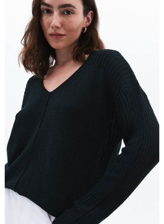 OXXO V-Neck Knit Sweater - Image 2
